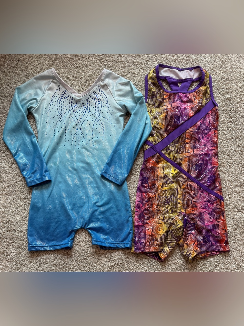 Girls Gymnastics Leotards Dance Outfits size girls 4/5 & 110 (4/5).